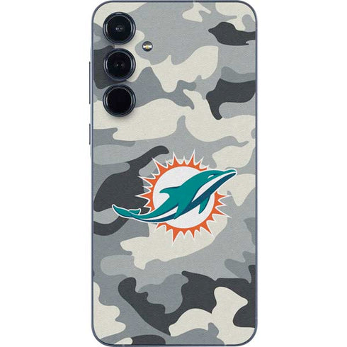 NFL Miami Dolphins Camo Galaxy A55 5G Skin